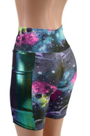 High Waist Bike Shorts with Side Panel Pockets - Coquetry Clothing