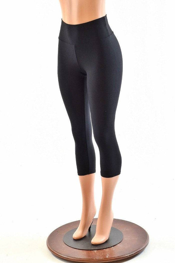 High Waist Capri Length Leggings - Coquetry Clothing