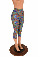 High Waist Capri Length Leggings - Coquetry Clothing