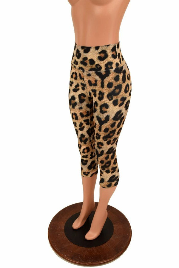 High Waist Capri Length Leggings - 3