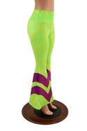 High Waist Chevron Solar Flares - 6