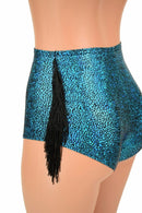 High Waist Fringe "Siren" Shorts - Coquetry Clothing