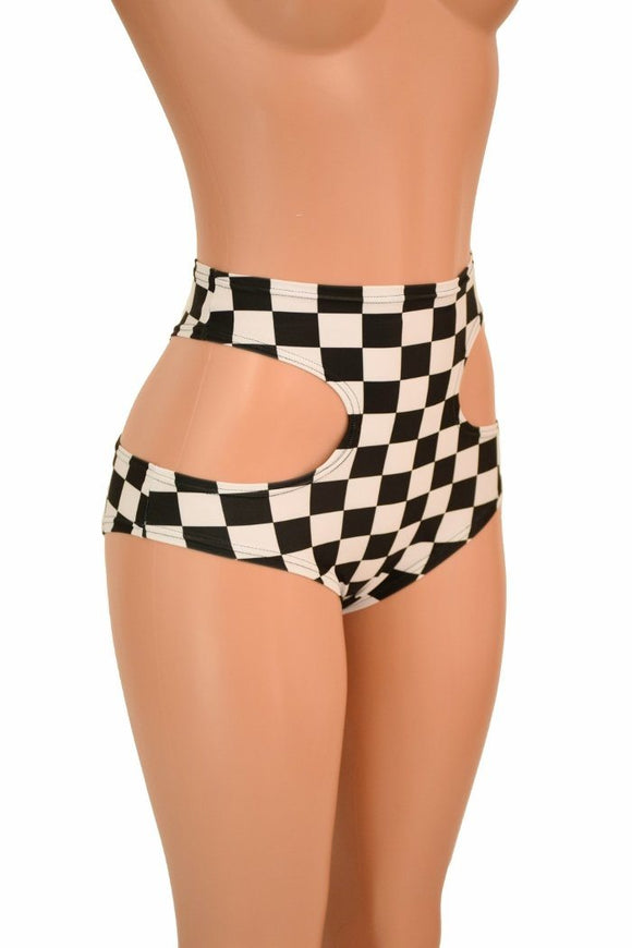 High Waist "Hipnotic" Shorts - Coquetry Clothing