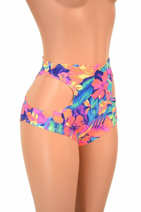 High Waist "Hipnotic" Shorts - Coquetry Clothing