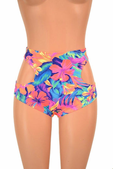 High Waist "Hipnotic" Shorts - Coquetry Clothing