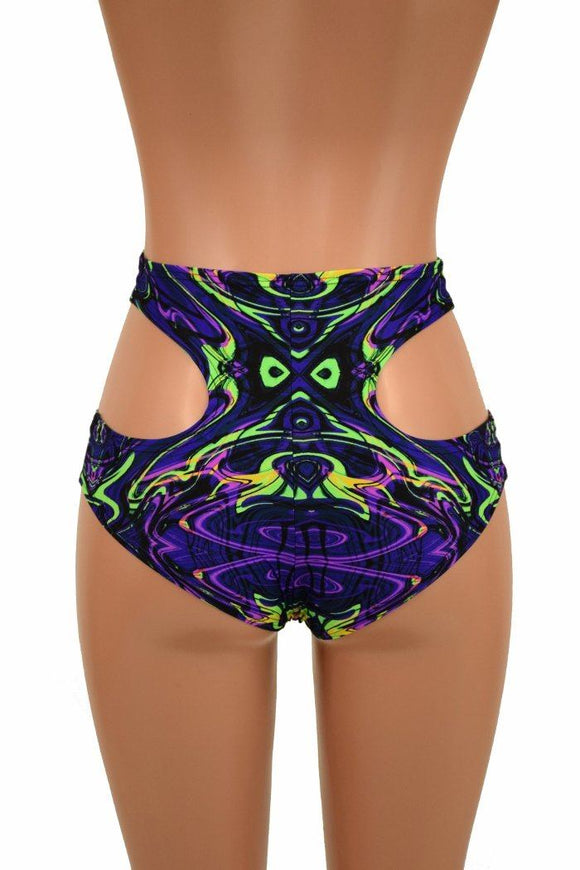 High Waist Hipnotic Siren Shorts - Coquetry Clothing