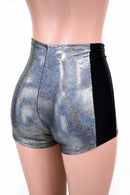 High Waist Lace Up Sailor Shorts with Side Panels - Coquetry Clothing