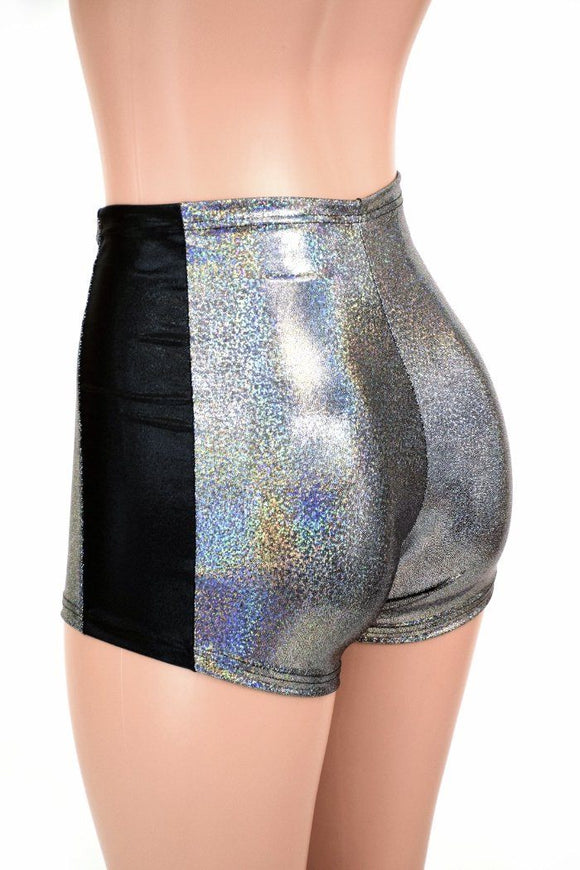 High Waist Lace Up Sailor Shorts with Side Panels - Coquetry Clothing