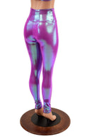 High Waist Leggings in Plumeria - Coquetry Clothing