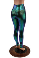High Waist Leggings in Scarab - Coquetry Clothing