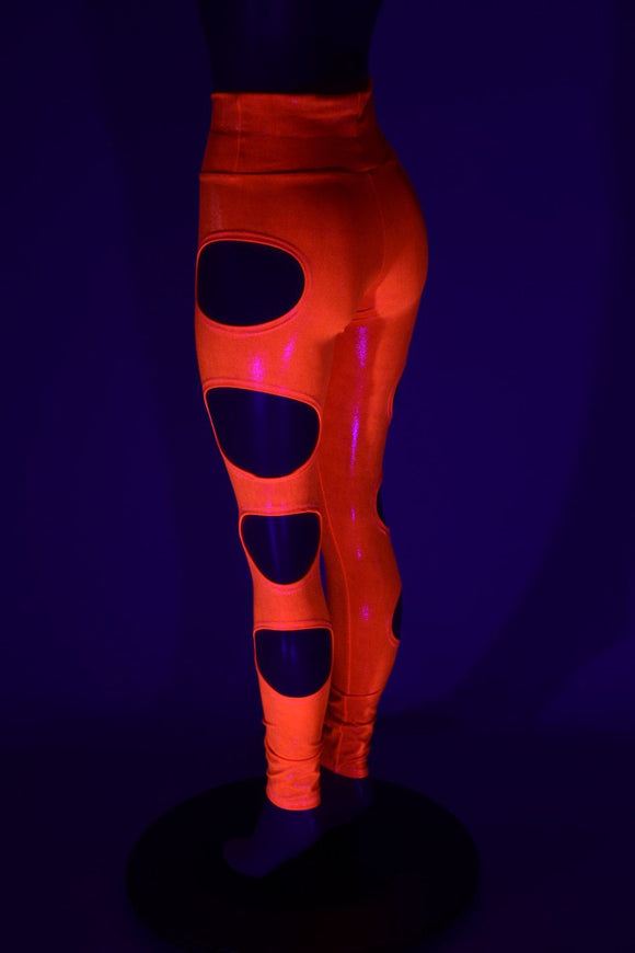 High Waist Quad Cutout Leggings - Coquetry Clothing