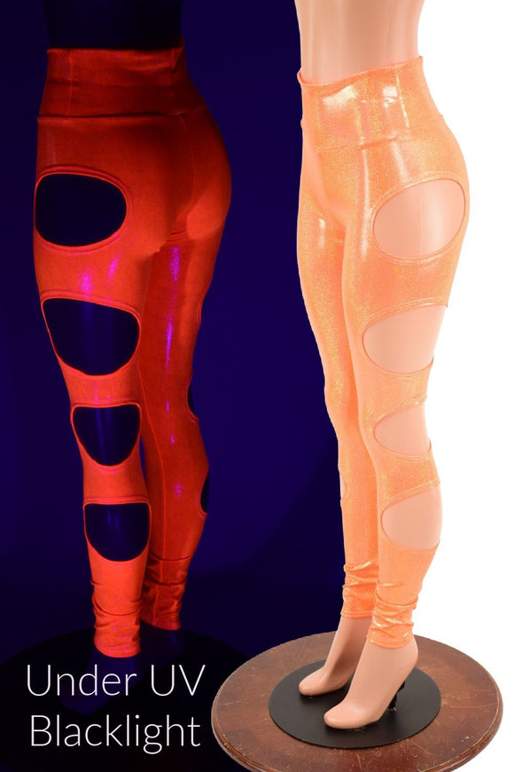High Waist Quad Cutout Leggings - Coquetry Clothing