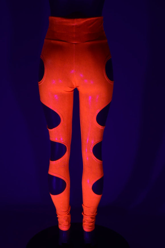 High Waist Quad Cutout Leggings - Coquetry Clothing