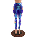 High Waist Quad Cutout Leggings in Moonstone - Coquetry Clothing