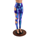 High Waist Quad Cutout Leggings in Moonstone - Coquetry Clothing