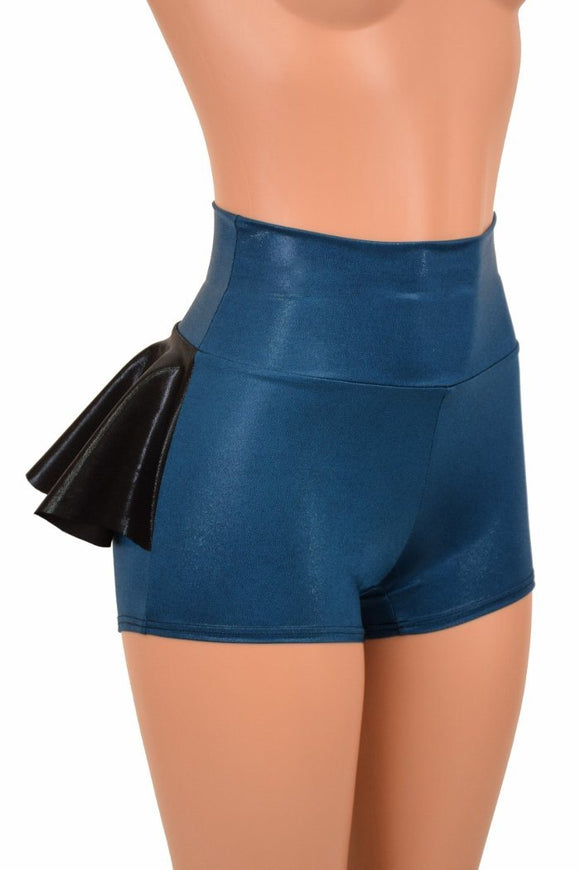 High Waist Ruffle Rump Shorts - Coquetry Clothing