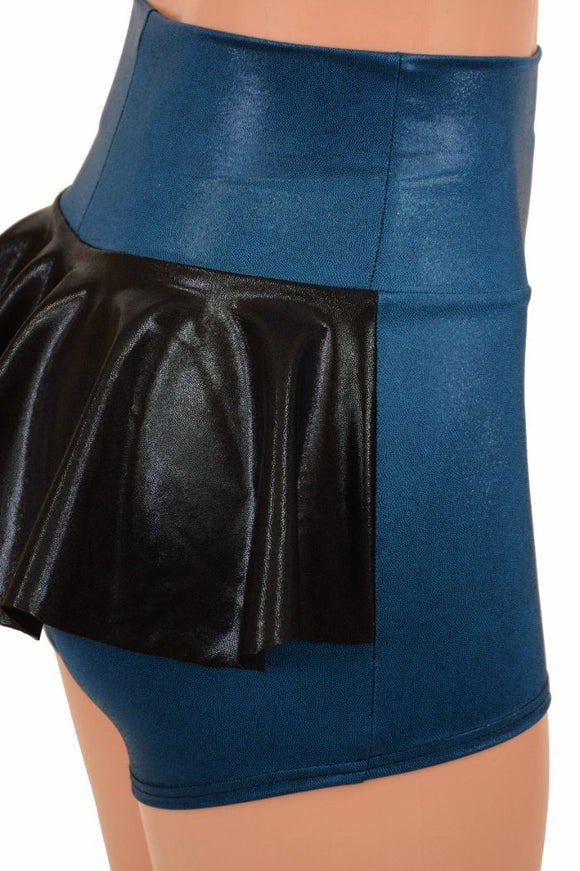 High Waist Ruffle Rump Shorts - Coquetry Clothing