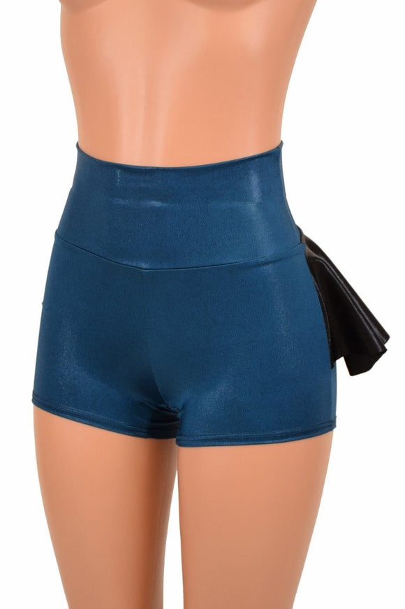 High Waist Ruffle Rump Shorts - Coquetry Clothing