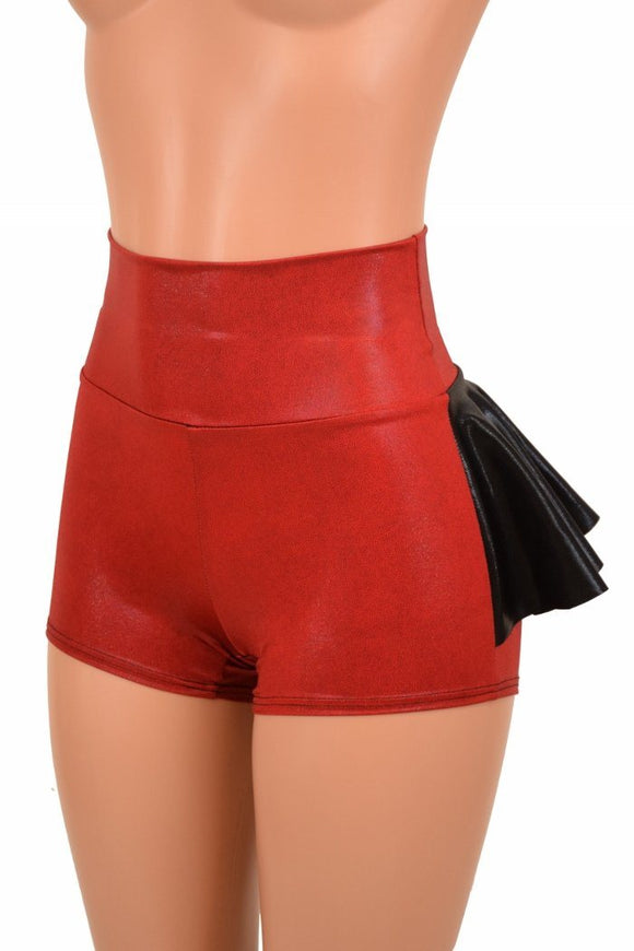 High Waist Ruffle Rump Shorts - Coquetry Clothing