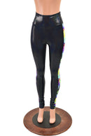 High Waist Side Panel Leggings - Coquetry Clothing