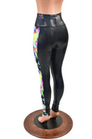 High Waist Side Panel Leggings - Coquetry Clothing