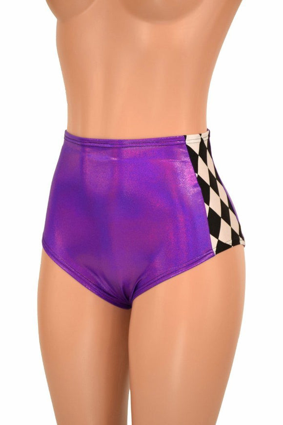 High Waist Side Panel "Siren" Shorts - Coquetry Clothing