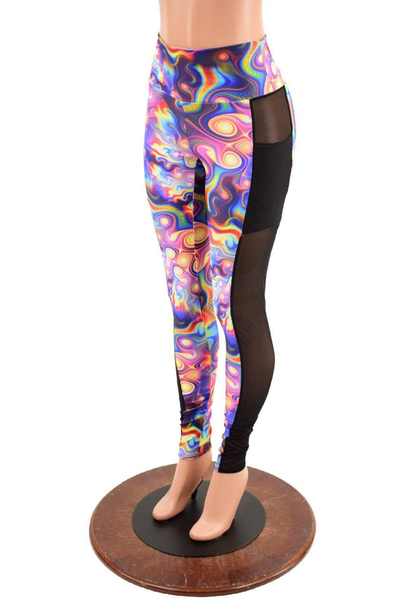 High Waist Side Pocket Leggings - Coquetry Clothing