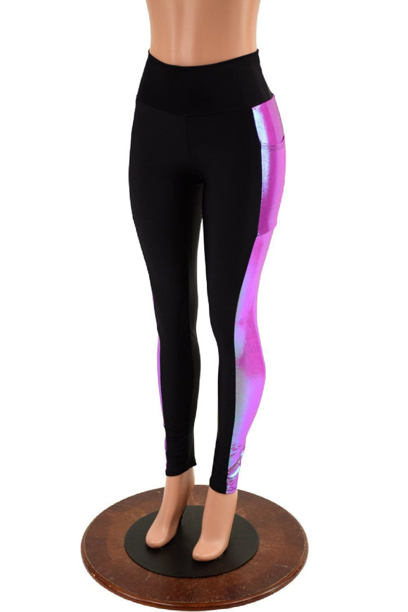 High Waist Side Pocket Leggings - Coquetry Clothing