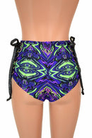 High Waist "Siren" Lace Up Shorts - Coquetry Clothing