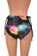 High Waist "Siren" Lace Up Shorts - Coquetry Clothing