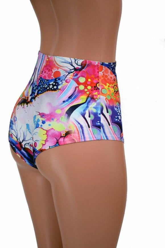 High Waist "Siren" Shorts - Coquetry Clothing