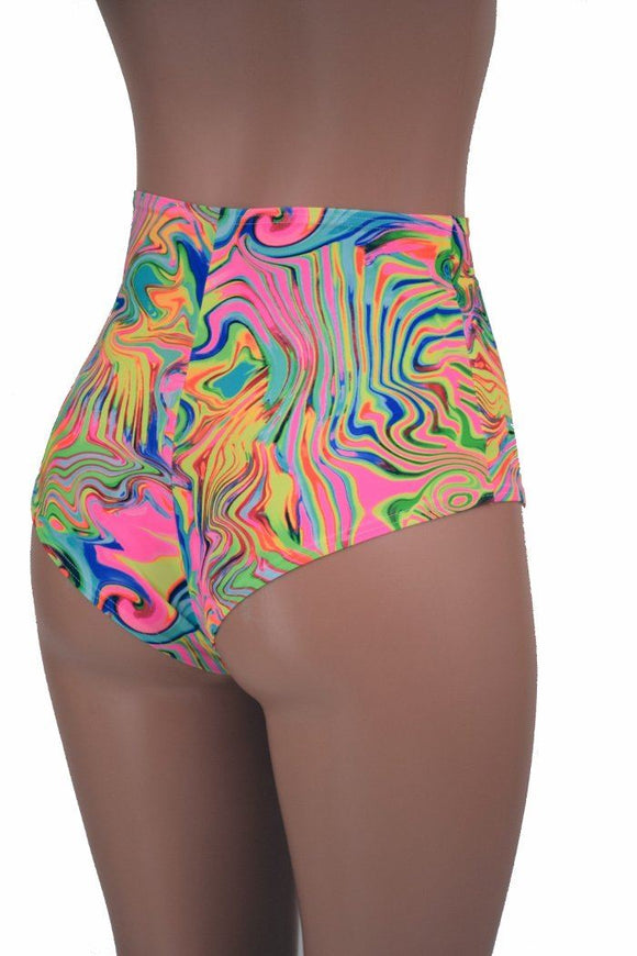 High Waist "Siren" Shorts - Coquetry Clothing