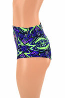 High Waist "Siren" Shorts - Coquetry Clothing