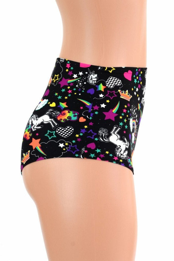High Waist "Siren" Shorts - Coquetry Clothing