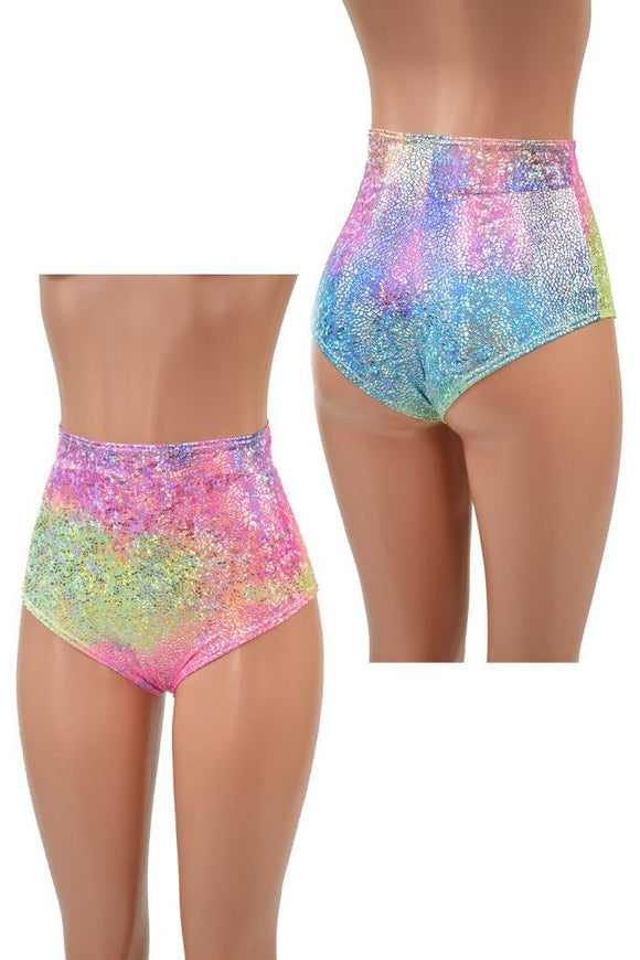 High Waist Siren Shorts - Coquetry Clothing