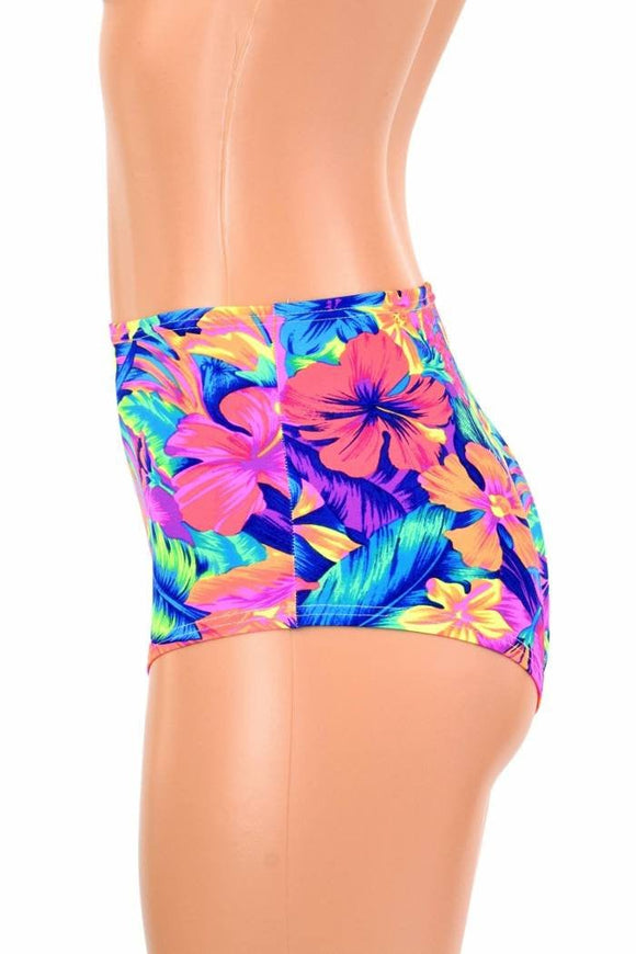 High Waist "Siren" Shorts - Coquetry Clothing