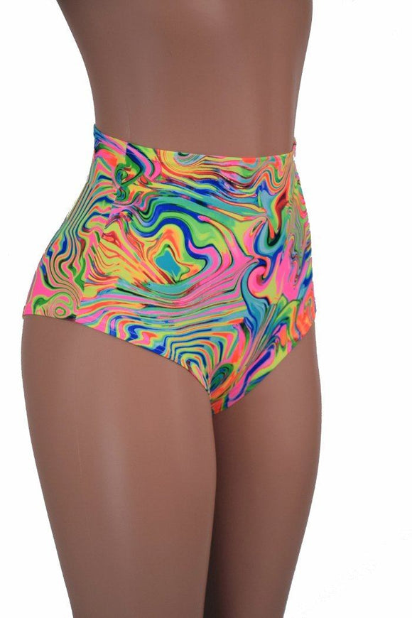 High Waist "Siren" Shorts - Coquetry Clothing