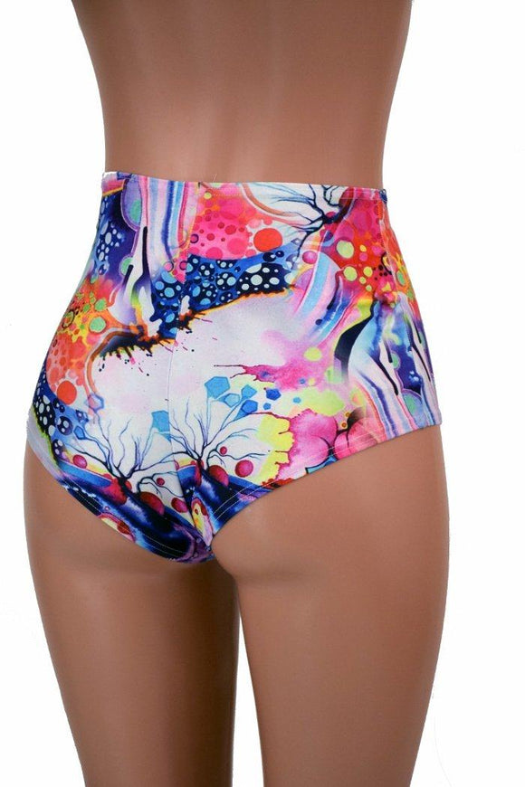 High Waist "Siren" Shorts - Coquetry Clothing
