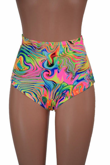 High Waist "Siren" Shorts - Coquetry Clothing