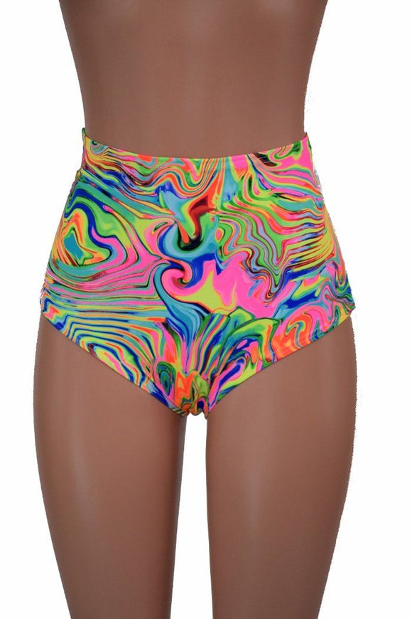 High Waist "Siren" Shorts - Coquetry Clothing