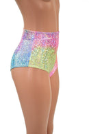 High Waist Siren Shorts - Coquetry Clothing