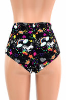 High Waist "Siren" Shorts - Coquetry Clothing