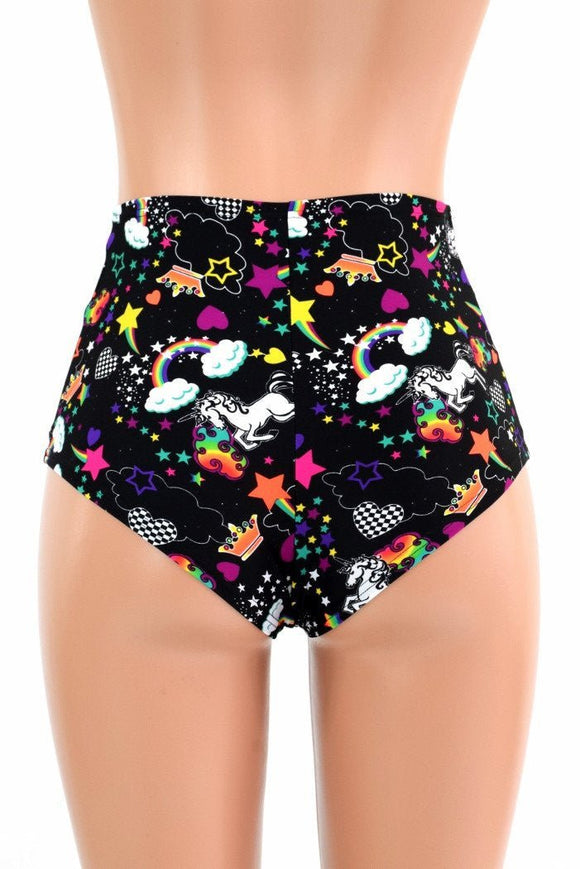 High Waist "Siren" Shorts - Coquetry Clothing