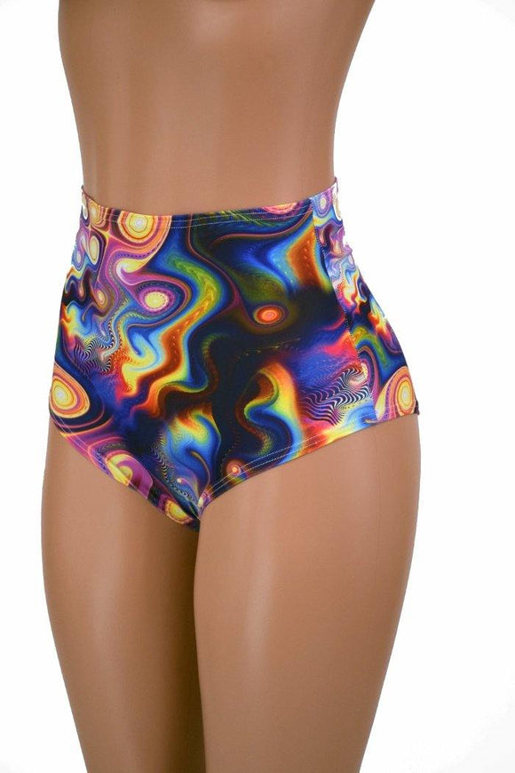 High Waist "Siren" Shorts - Coquetry Clothing