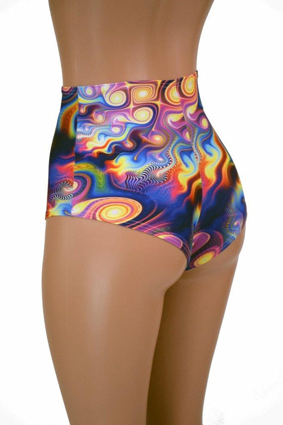 High Waist "Siren" Shorts - Coquetry Clothing