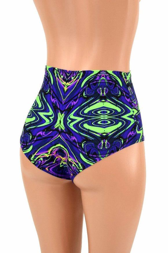 High Waist "Siren" Shorts - Coquetry Clothing