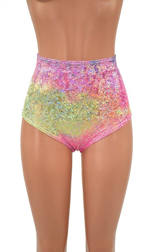High Waist Siren Shorts - Coquetry Clothing