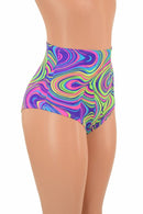 High Waist "Siren" Shorts - Coquetry Clothing