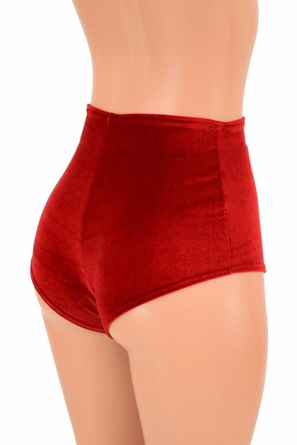 High Waist "Siren" Shorts - Coquetry Clothing