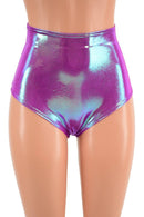 High Waist Siren Shorts in Plumeria - Coquetry Clothing